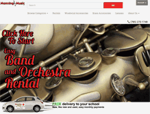 Tablet Screenshot of manningmusic.net